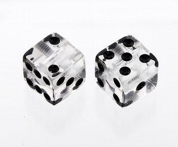 Dice Knob, clear