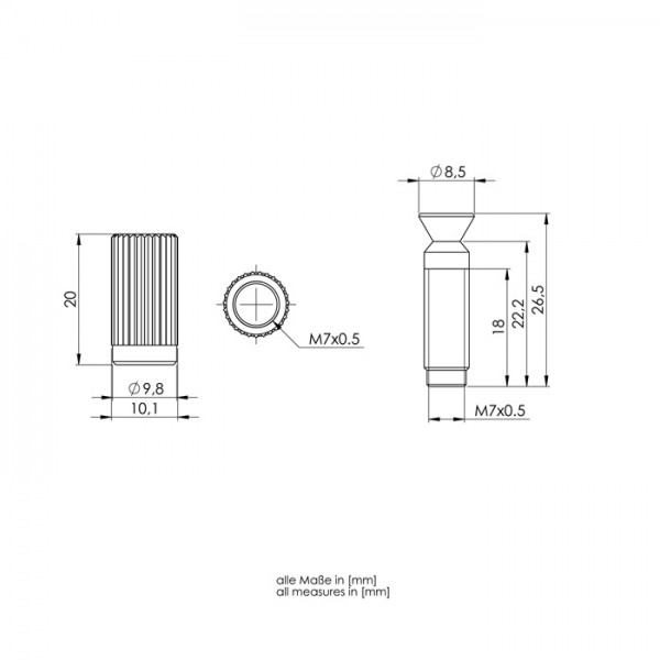 Schaller Lagerbolzen