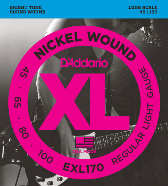 D´Addario Bass Strings EXL170, 045-100