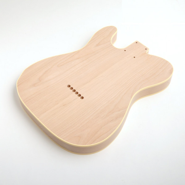 Rockinger Vintage Deluxe Body für Tele, unlackiert, Double Binding