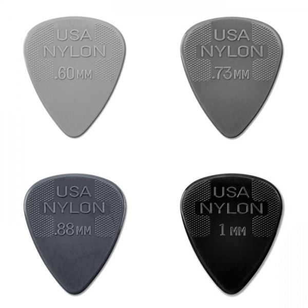 Dunlop Standard Nylon Plektren - 12 Stück