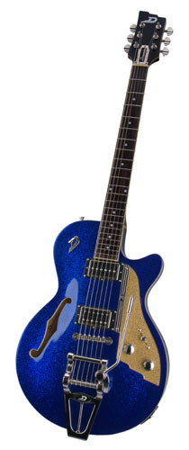 Duesenberg Starplayer TV, Blue Sparkle Finish