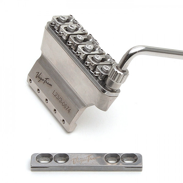 VegaTrem VT1 Tremolo, 6-Stud, Stainless Steel