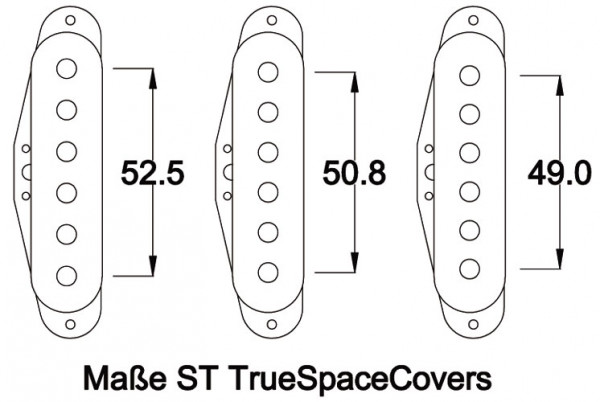 Häussel Al 5 Classic TRUE SPACE PUs für Strat