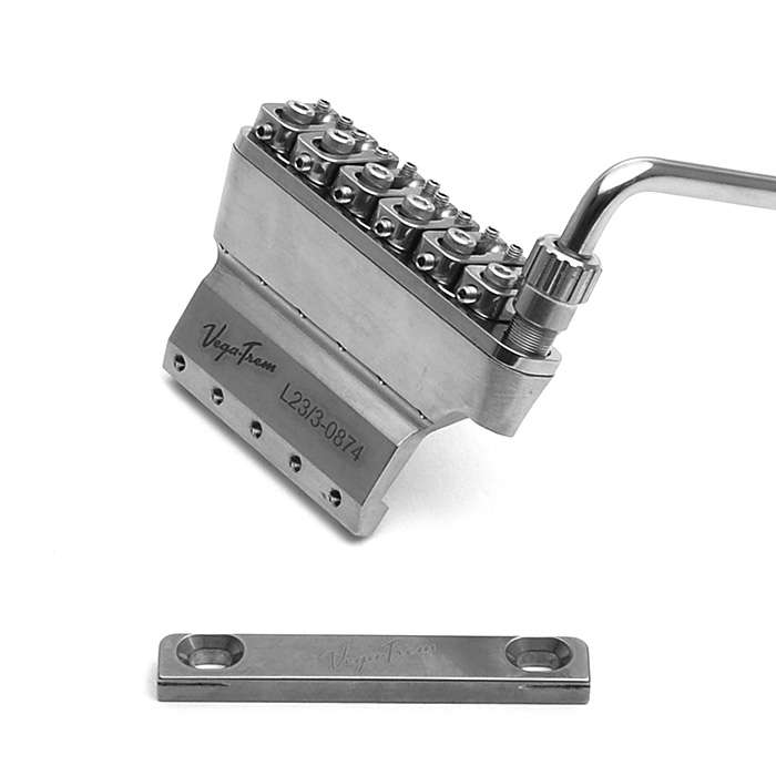 VegaTrem VT1 Tremolo, 2-Stud, Stainless Steel | Fender-style