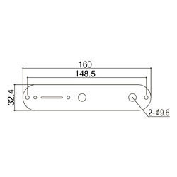 Gotoh Control Plate for Tele CP-10, Relic Series