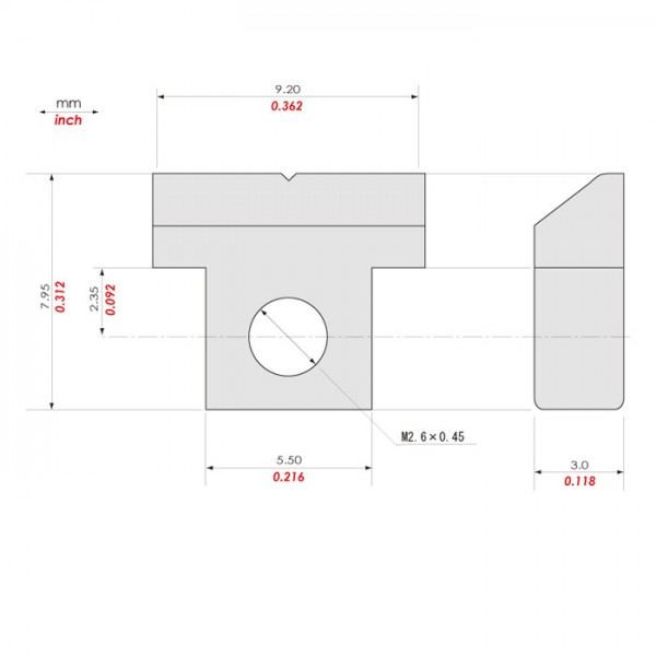 KTS Titan Brückchen für Gotoh Bridge