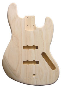 Body für Jazz Bass, UNLACKIERT