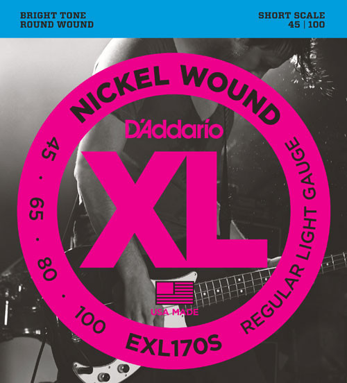 D´Addario Bass Strings Short Scale, EXL170S, 045-100