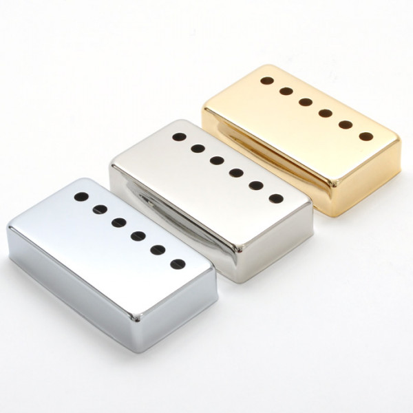 Humbuckerkappe aus Metall (Neusilber) 53mm Lochabstand