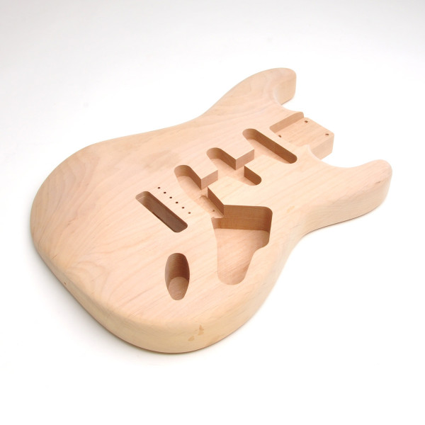 25% Off! Rockinger Vintage Deluxe Body für Strat, Erle, unlackiert, Second Chance