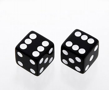 Dice Knob, schwarz