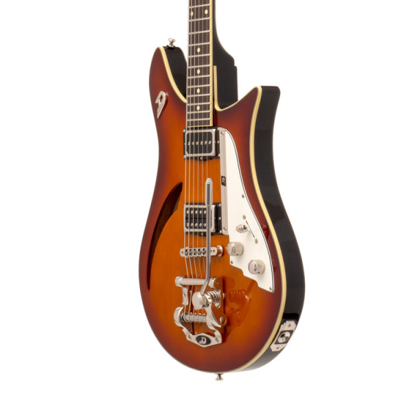 Duesenberg Double Cat, 6-String, Vintage Burst