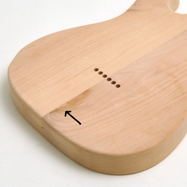 23% Off! Rockinger Vintage Deluxe Body für Tele, unlackiert, Second Chance