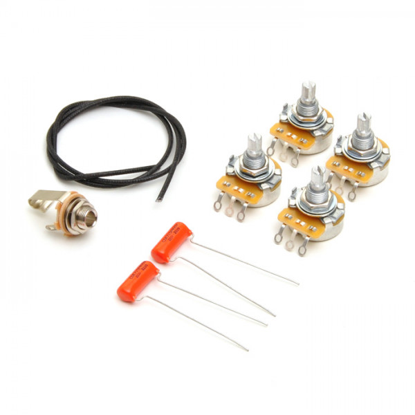 Rockinger Premium Wiring Kit for Les Paul, Short Shaft