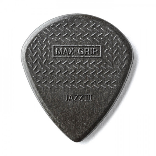 Dunlop Max Grip Jazz III XL Carbon Fiber Plektren - 6 Stück