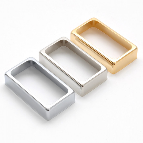 Humbuckerkappe aus Metall (Neusilber)