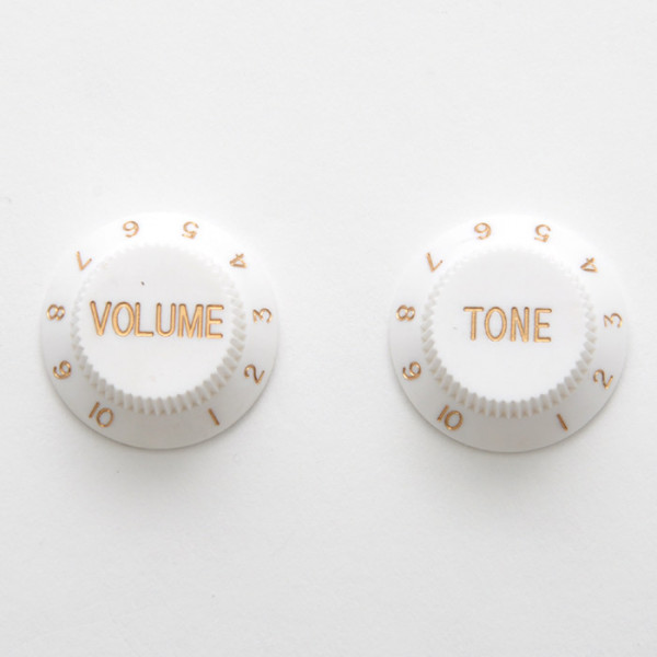 Knobs for Strat, white
