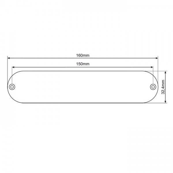 Rockinger E-Fach Abdeckung/Kontrollplatte für Tele