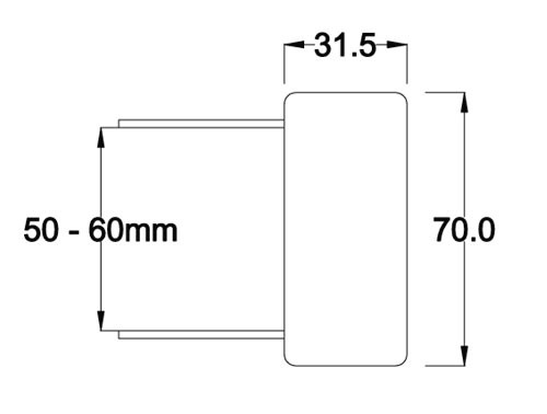Häussel Ebony Flat Jazz Humbucker