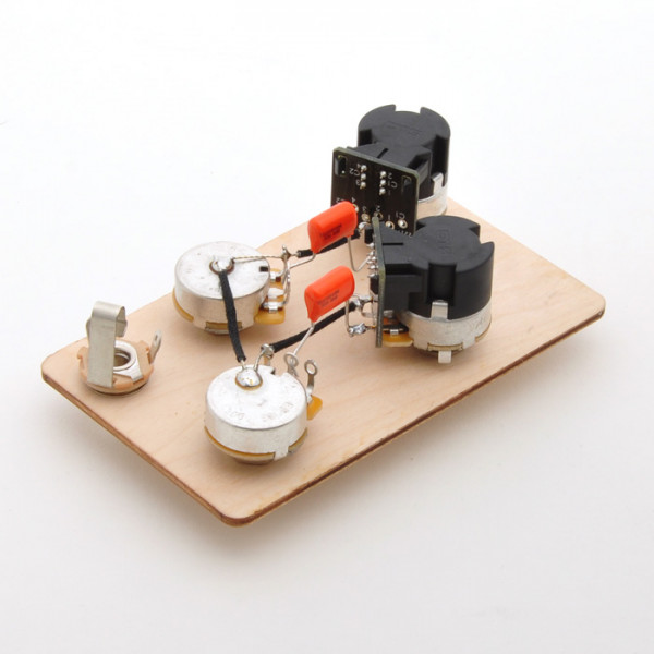 Rockinger Pre-Wired Assembly for 50s Les Paul, Long Shaft, Push Pots